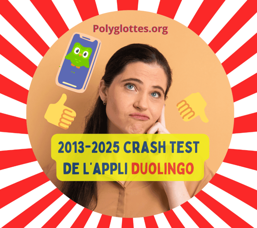 test de l'appli duolingo pour apprendre les langues