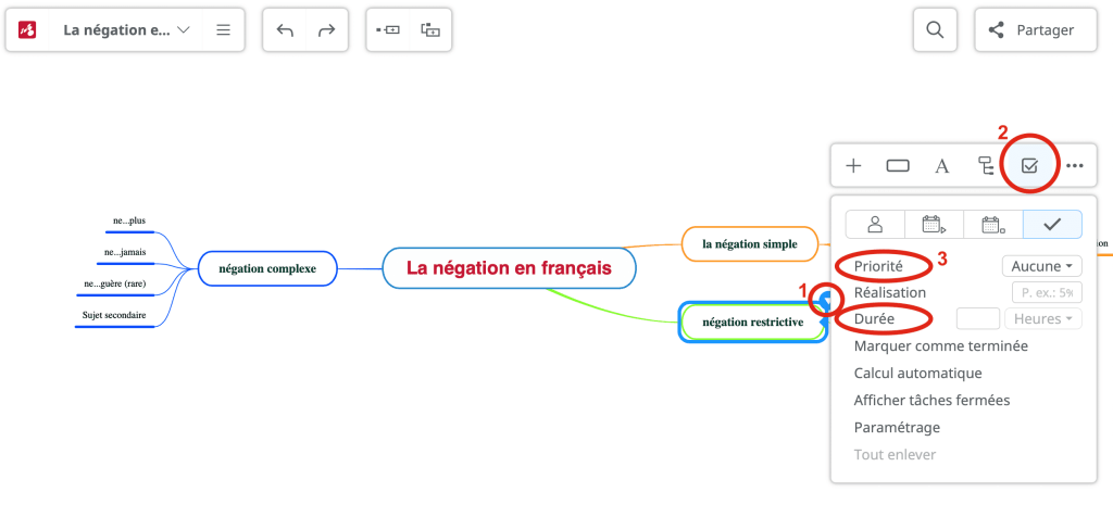 Mindomo, un outil intéressant pour le FLE