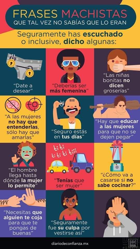 Cartel frases machistas