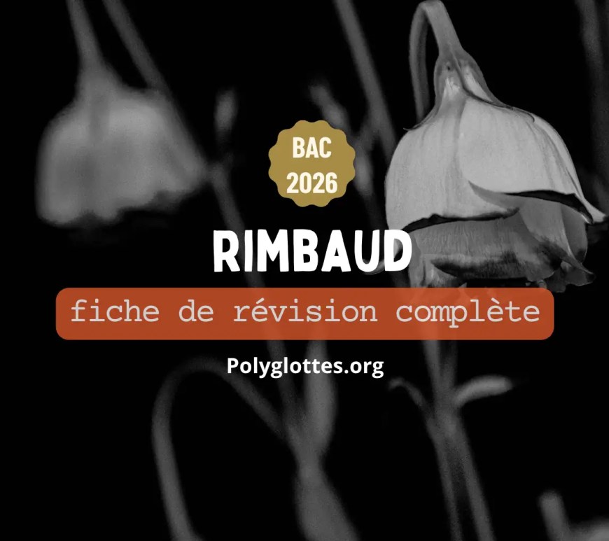 rimbaud fiche de révision complète