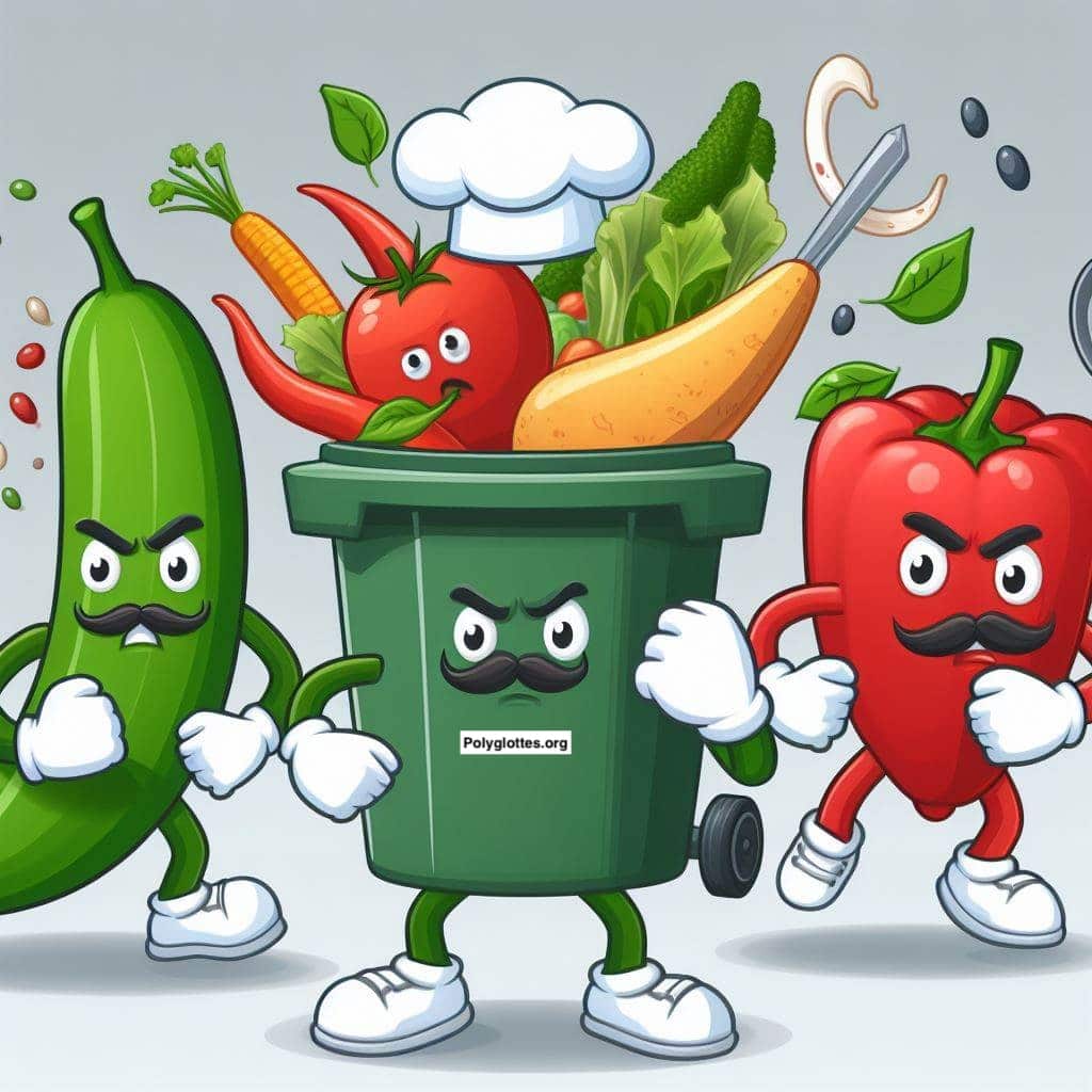 Le gaspillage alimentaire et les circuits courts, compréhension orale en français FLE – B1-B2