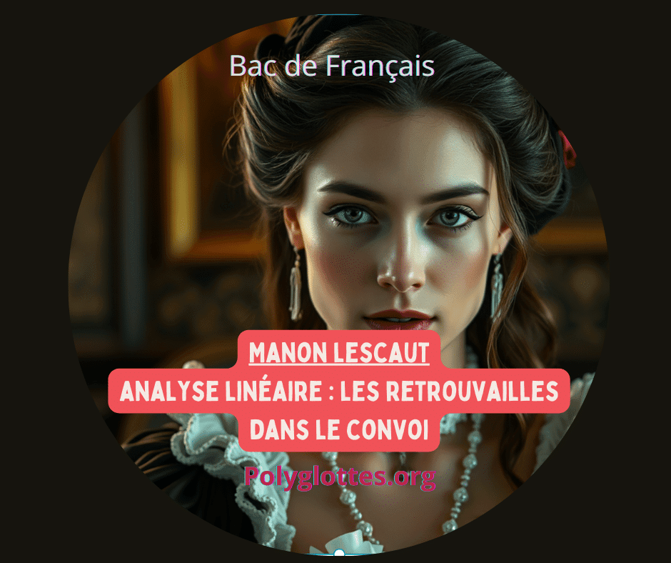 Commentaire linéaire pour le Bac : Manon Lescaut (Abbé Prévost) – La scène des retrouvailles dans le convoi