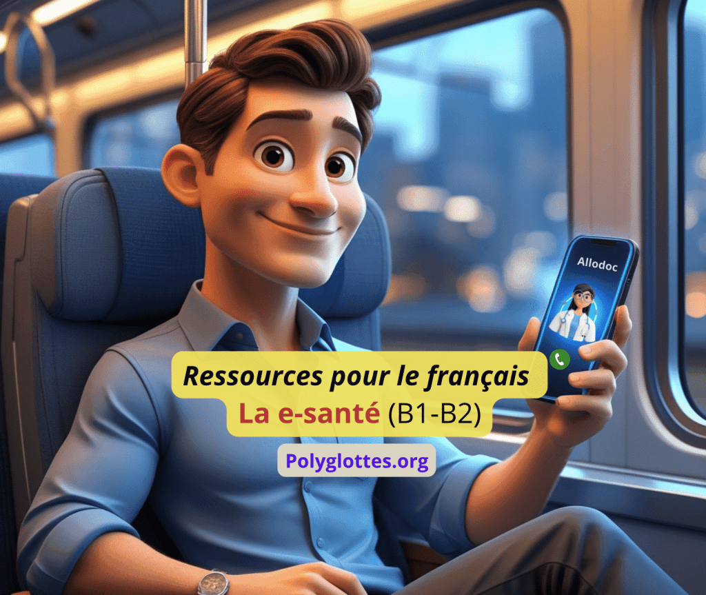 Ressource pour le français FLE : la e-santé (B1-B2) leçon et exercices 