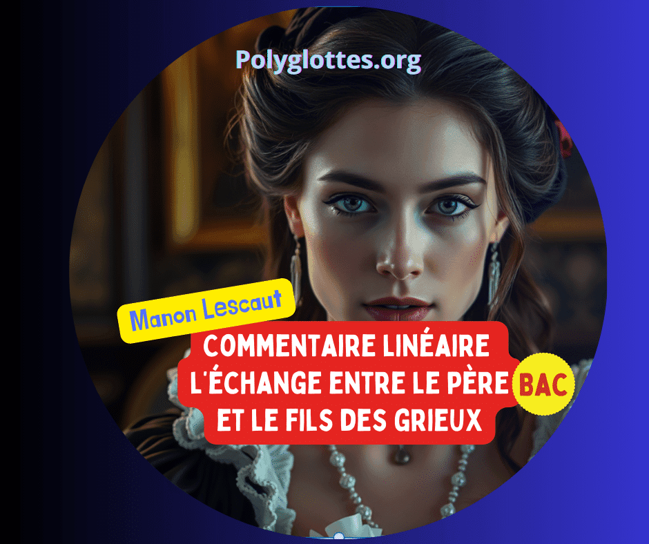 Analyse linéaire, Manon Lescaut : l&rsquo;échange entre le père et le fils Des Grieux en prison