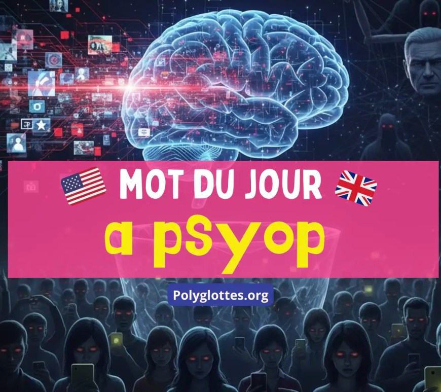 a psyop définition mot du jour anglais