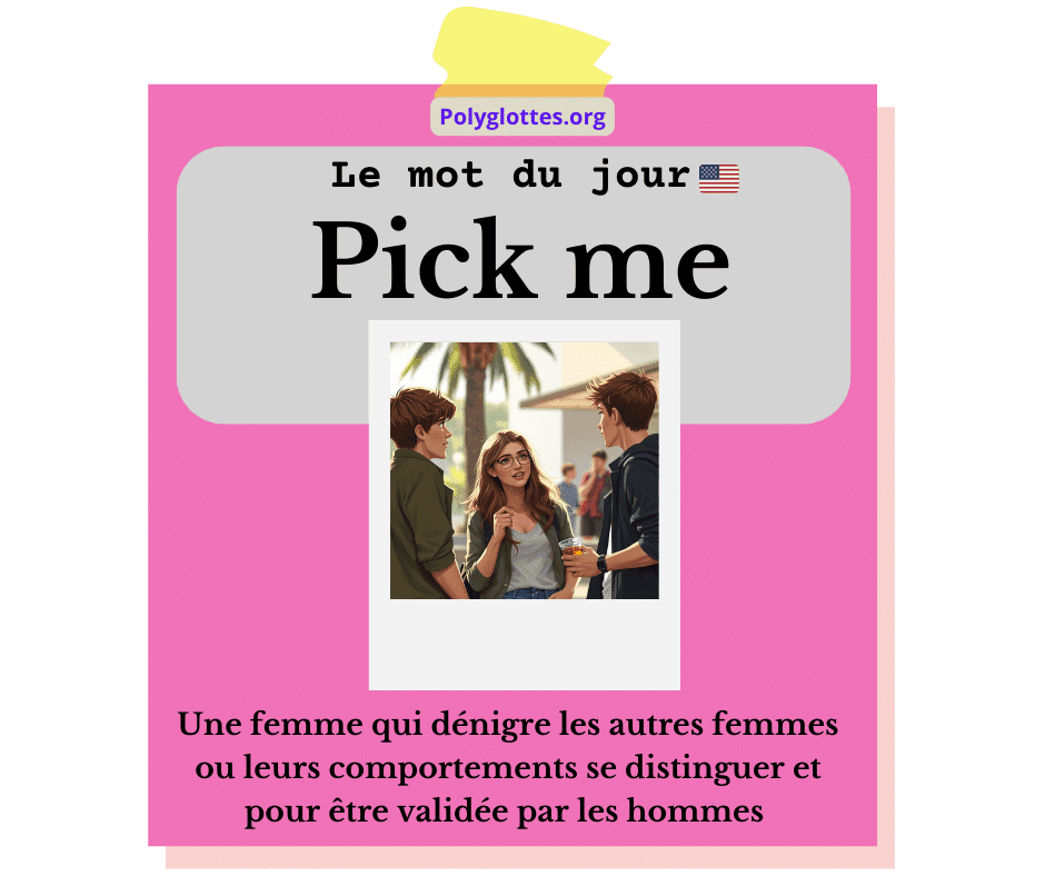 qu'est-ce que ça veut dire une pick me ? 