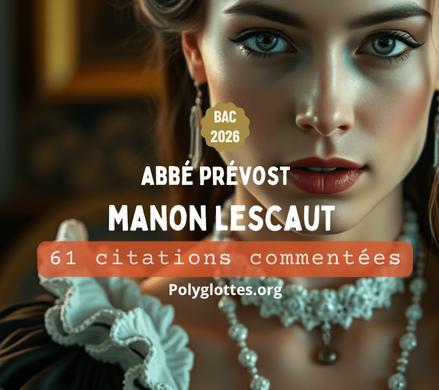 manon lescaut 61 citations bac