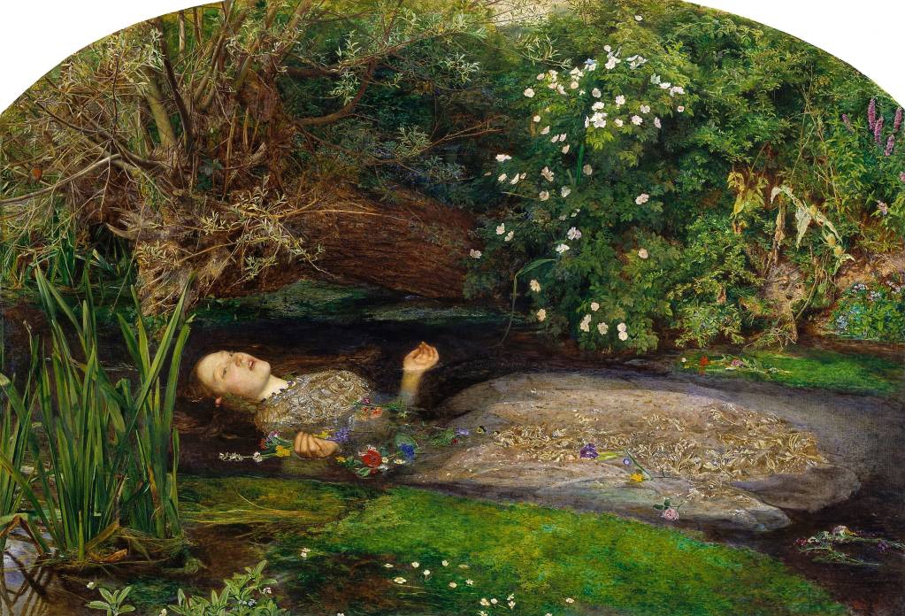 Ophelia, John Everett Millais (wikipedia)