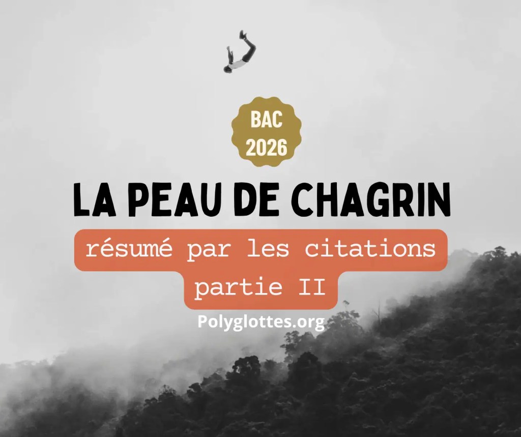 citations peau de chagrin balzac bac de français
