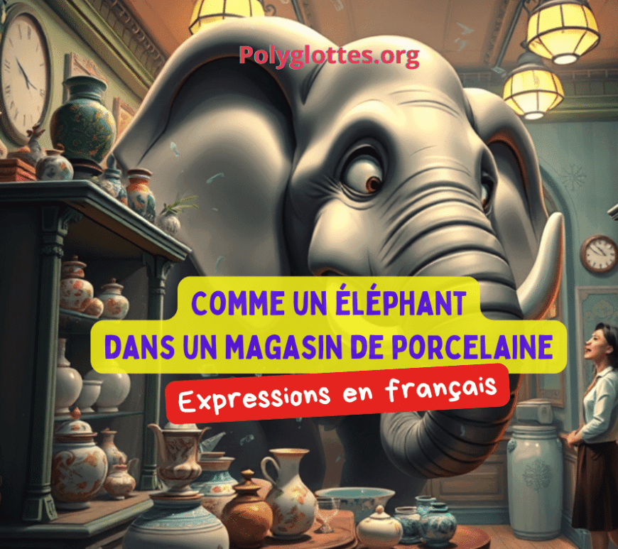 Comme un éléphant dans un magasin de porcelaine : qu'est-ce que ça veut dire ?