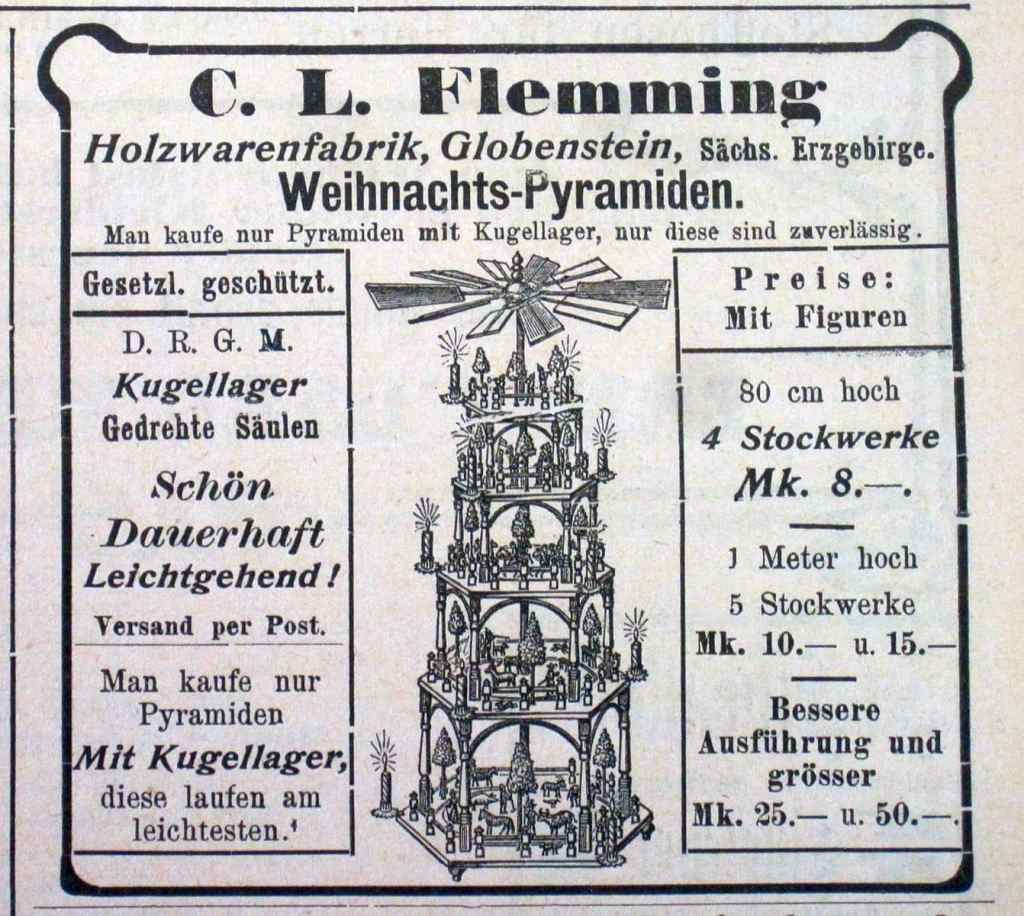 pyramides de Noël 