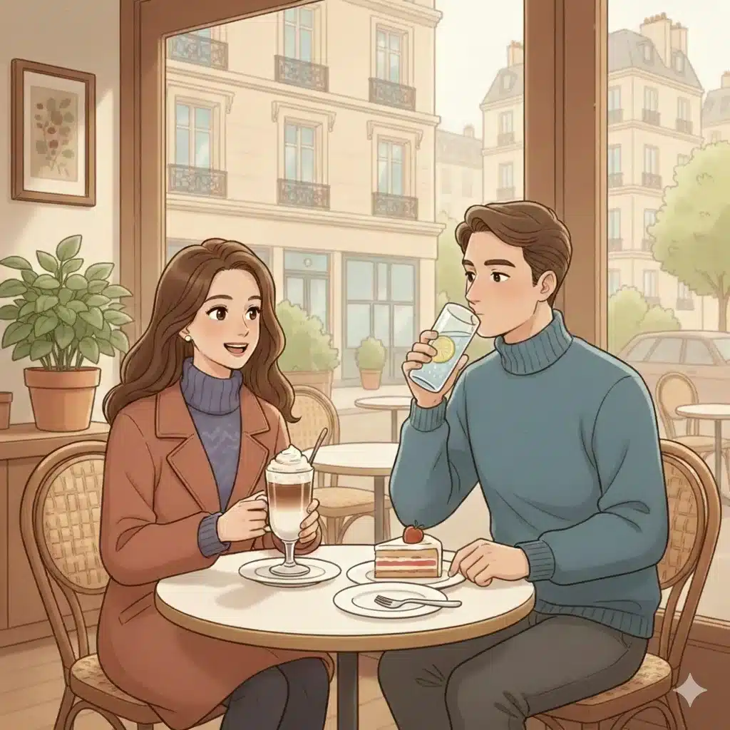 french course for beginners describing images verbs